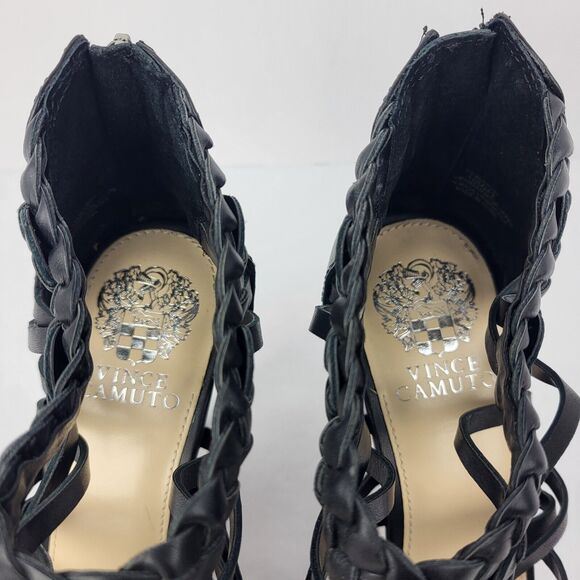 Vince Camuto Alaizah Braided Caged Woman's Sandal Back Size 10 US 42 EU - Picture 12 of 16